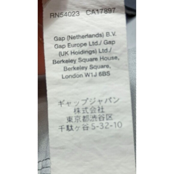 Gap Kids Girls Grey Stripe Khaki Pants Slim Straight Regular Fit MCM Kidcore - Picture 10 of 15